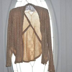 DANSKIN NOW Girls Sweater XS(4/5) Round Hem Open Comfy Slouchy